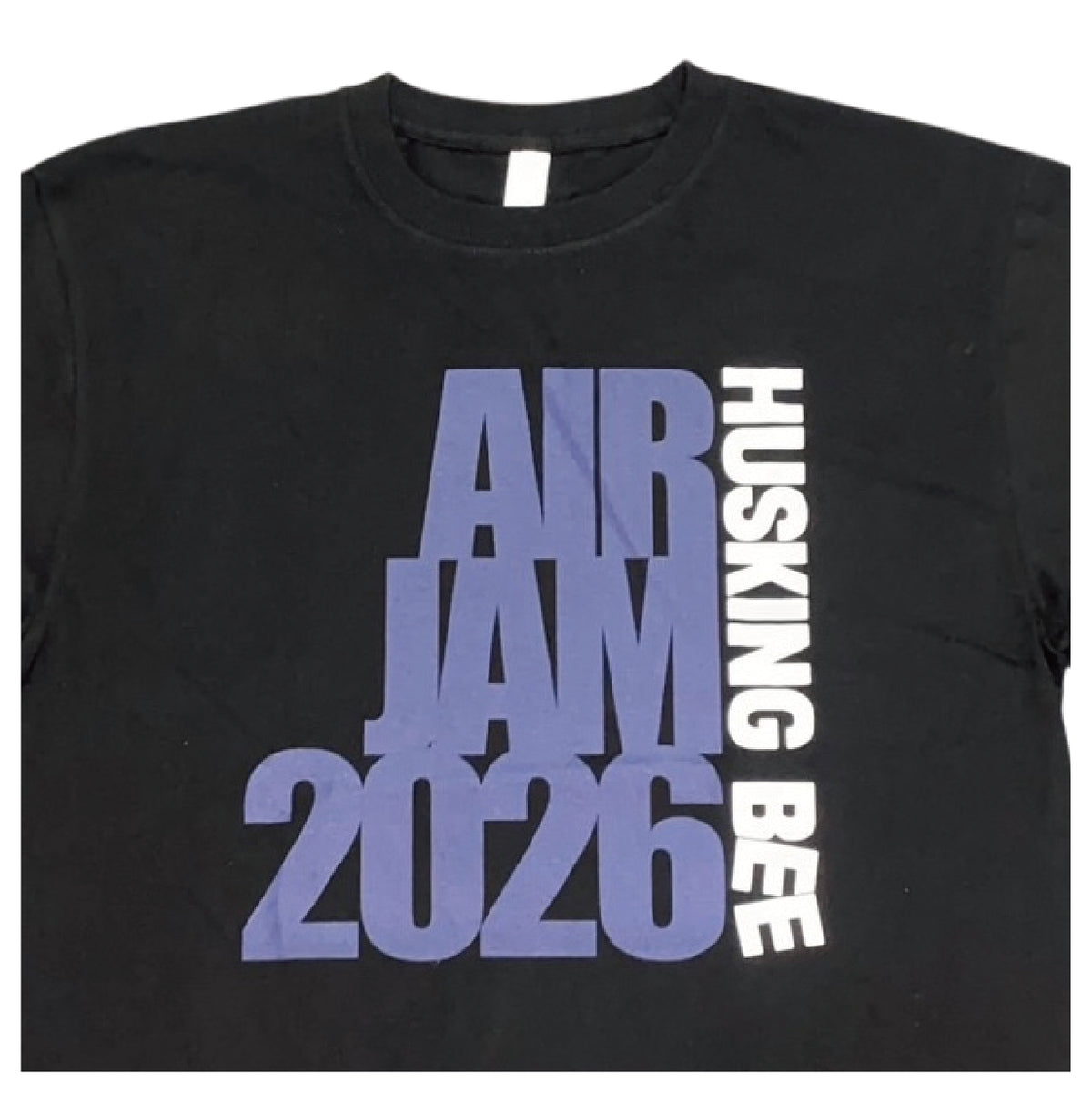 【一般販売】HUSKING BEE_Tシャツ (ブラック)