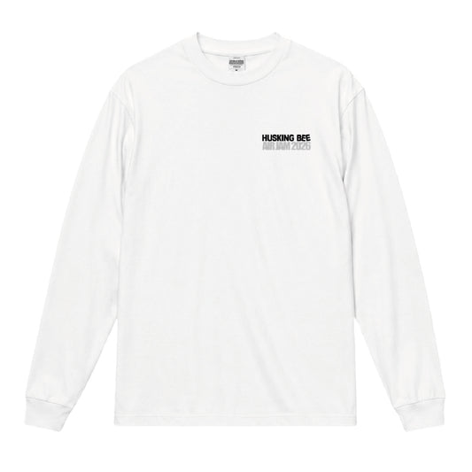 【一般販売】HUSKING BEE_ロングスリーブTシャツ (ホワイト)