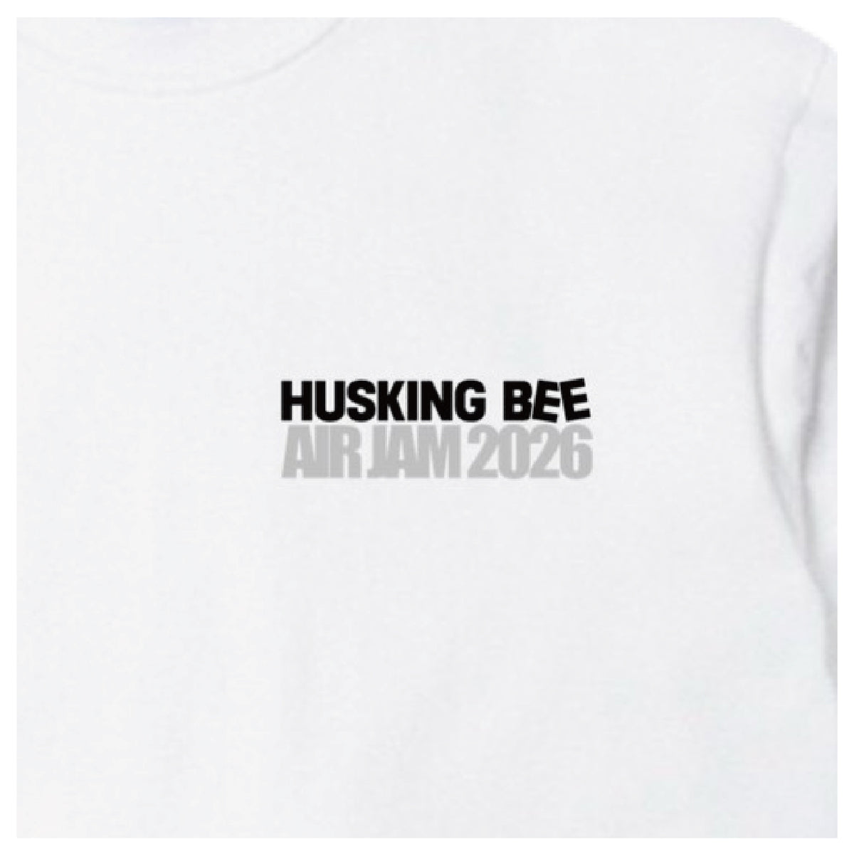 【一般販売】HUSKING BEE_ロングスリーブTシャツ (ホワイト)