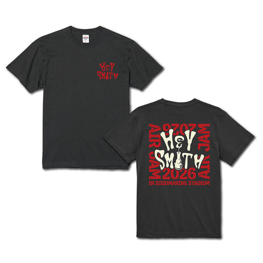 【一般販売】HEY-SMITH×AIR JAM 2026 LOGO T-shirt (スミ)
