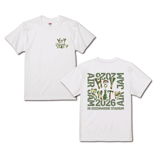 【一般販売】HEY-SMITH×AIR JAM 2026 LOGO T-shirt (ホワイト)