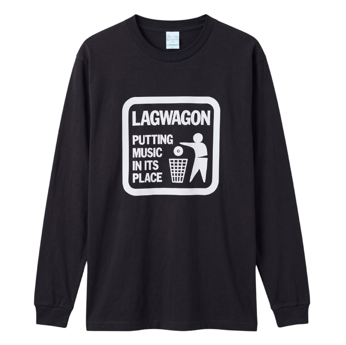 【一般販売】LAGWAGON_"Putting Music" Long Sleeve Tee (ブラック)