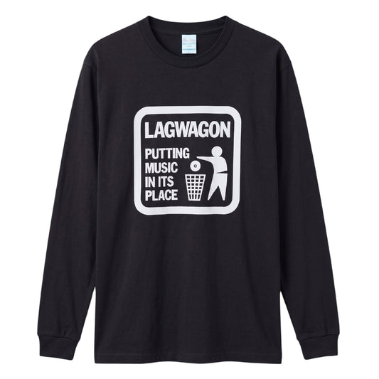 【一般販売】LAGWAGON_"Putting Music" Long Sleeve Tee (ブラック)