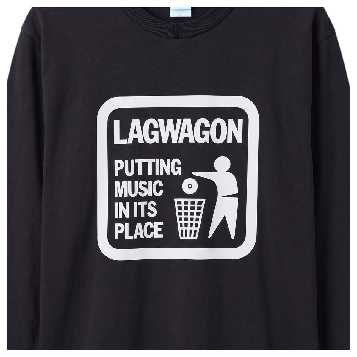 【一般販売】LAGWAGON_"Putting Music" Long Sleeve Tee (ブラック)